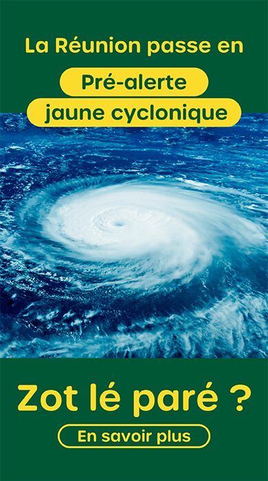 La Réunion passe en alerte jaune cyclonique : Zot lé paré ? En savoir plus